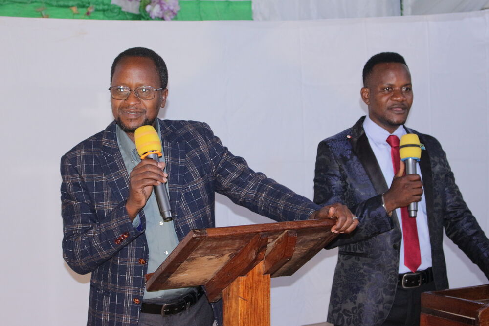 Speakers at the podium, Kenya Disciple Makers Conference