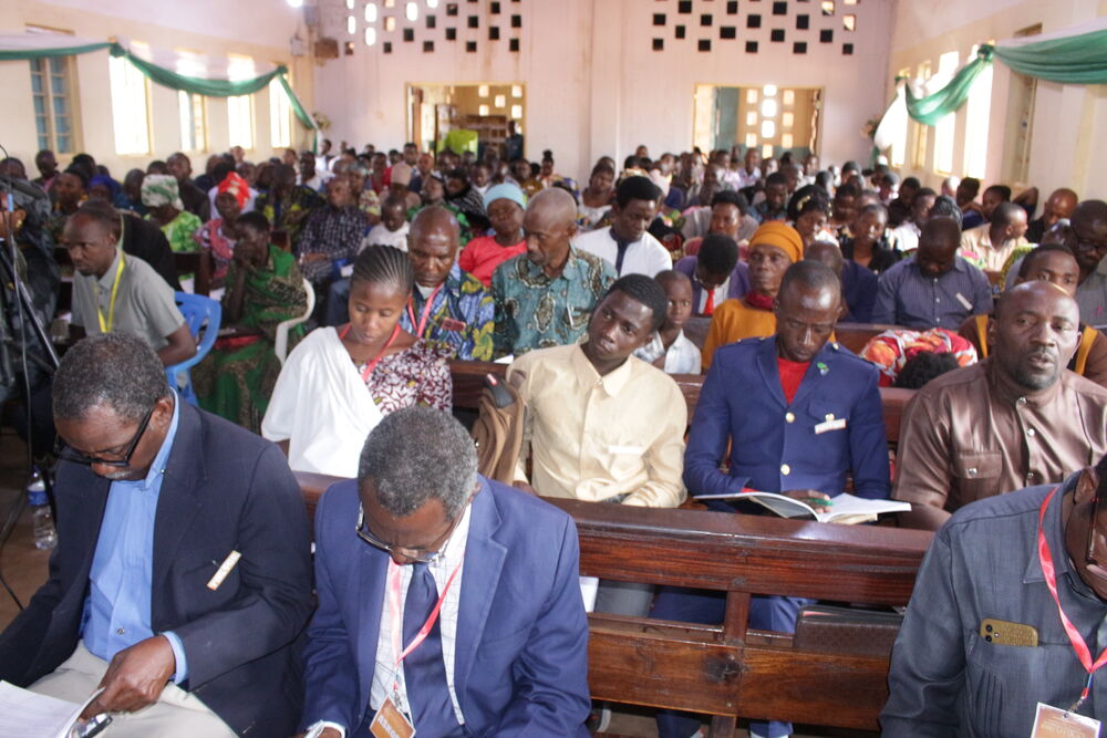 Sound and media setup at the Kenya Disciple Makers Conference