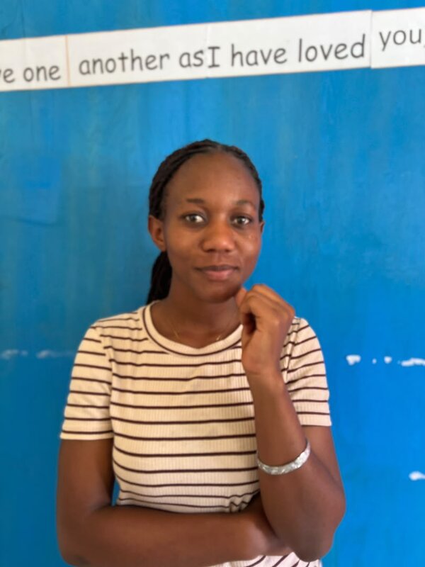 Teacher Mutesi Daphine, Glory Class Teacher